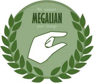 급진 페미니스트 커뮤니티 '메갈리아'의 로고. 남성 혐오를 상징하는 '집게손가락'이 그려져 있다.