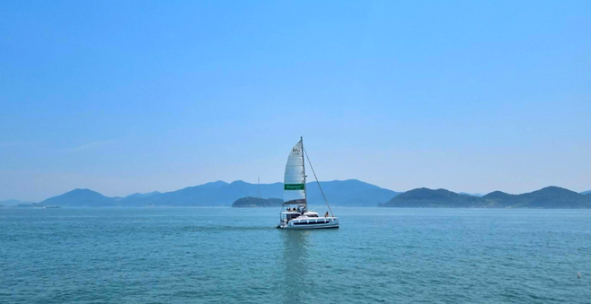 금호통영마리나 리조트 요트 / 사진=김혜성 여행+ 기자
