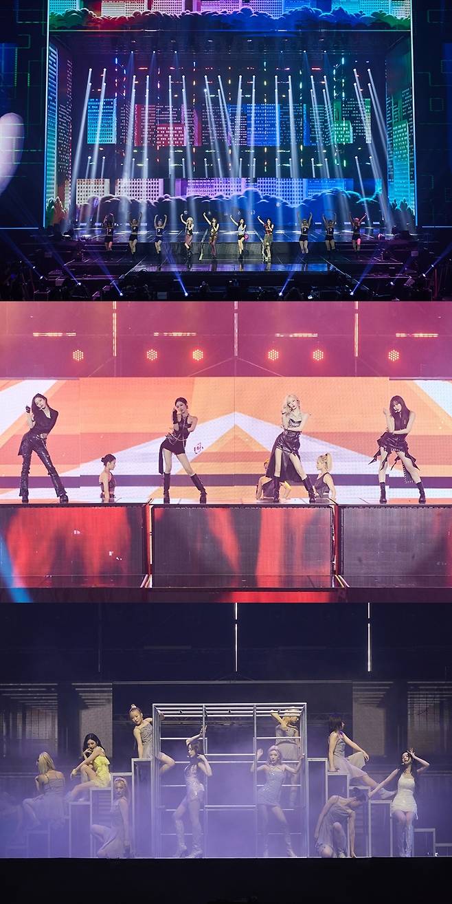 에스파는 총 26곡의 무대로 2시간 40분 동안 관객을 만났다. SM엔터테인먼트 제공