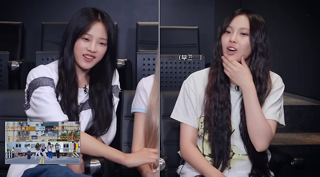 뉴진스 ‘하우 스윗’ 뮤직비디오 리뷰. 뉴진스 유튜브 채널 캡처