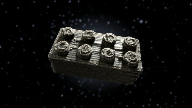 ESA 과학자들이 레고 블록과 닮은 우주 벽돌을 만들었다. (사진=ESA)