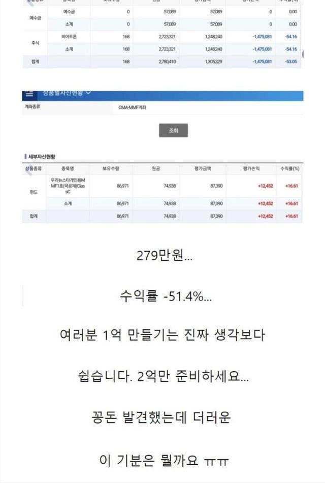 4년전 군인때 주식 사놨다가 깜빡한 직장인