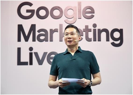 김경훈 구글코리아 사장이 3일 '구글 마케팅 라이브 2024'에서 인사말을 하고 있다. 구글코리아 제공