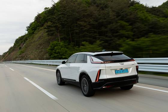 The rear of Cadillac’s Lyriq [GM KOREA]