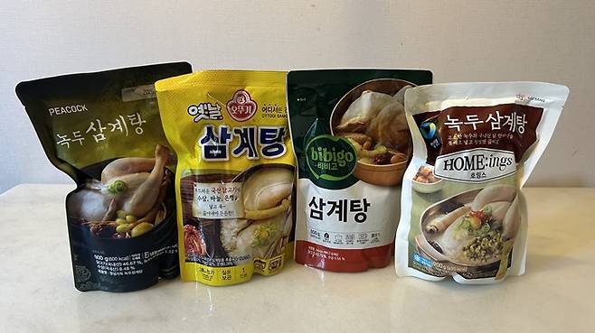 주요 간편식 삼계탕 제품들/사진=김아름 기자 armijjang@