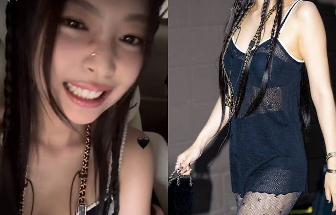 사진캡처=제니 SNS