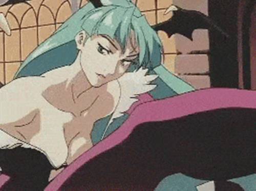 모리건의 게임 내 공격이 애니메이션으로 표현되면 이런 느낌... 부유하는 느낌