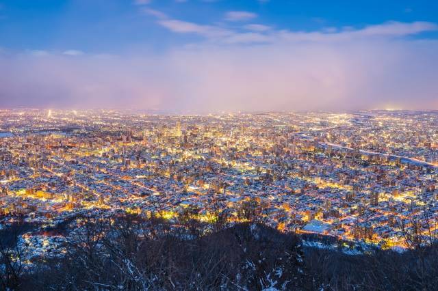 홋카이도 삿포로시 전경. 게티이미지뱅크