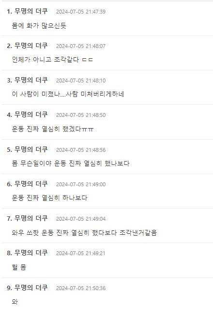 워터밤 남돌 여돌 반응 차이.더쿠