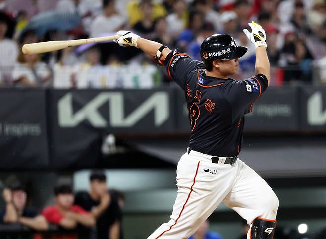 한화 노시환. 연합뉴스