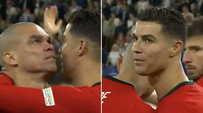 페페와 호날두. 사진=스포츠 바이블