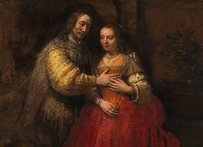 렘브란트, ‘유대인 신부’, 1666년경, 네덜란드 암스테르담 국립미술관
