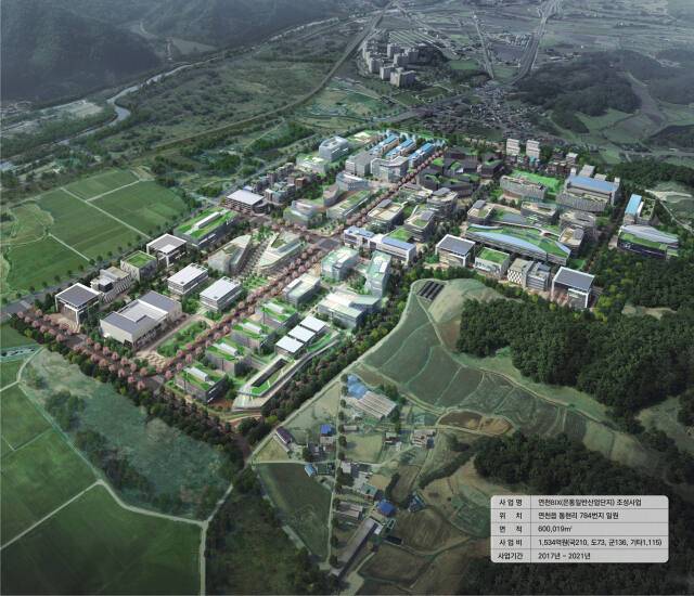 연천BIX 은통산업단지 조감도. 연천군 제공