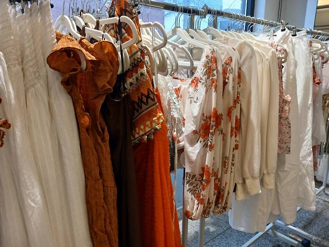 9일 오픈한 서울 성수동의 쉬인 팝업스토어. 김희량 기자