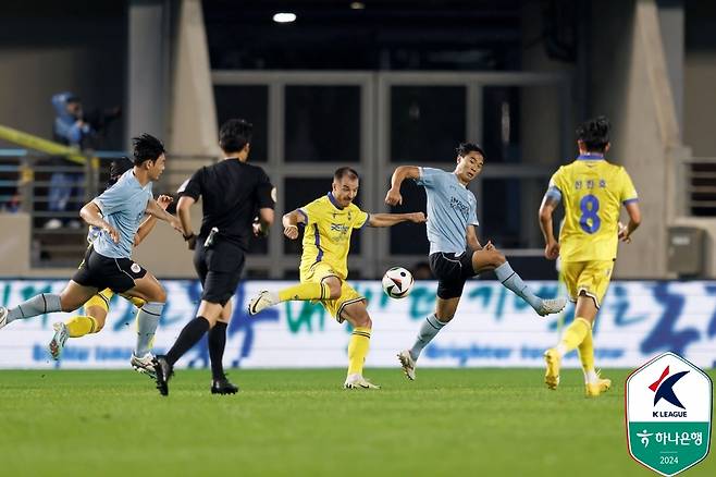 대구와 인천의 경기 모습 [한국프로축구연맹 제공. 재판매 및 DB 금지]