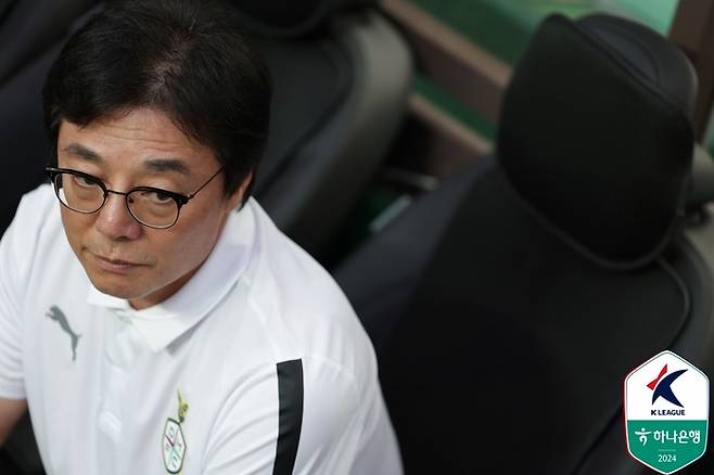 대전하나시티즌의 황선홍 감독. 제공 | 한국프로축구연맹