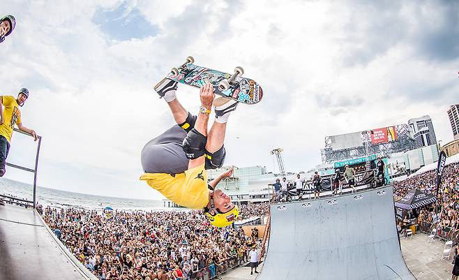 내달 파리 올림픽 스케이트보드 종목에 영국 국가대표 선수로 출전하는 앤디 맥도널드 씨.
사진 출처 앤디 맥도널드 공식 홈페이지