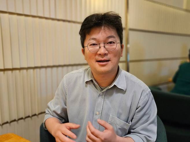 이승훈 링글 대표는 "AI에 대한 수요가 크지 않은 초등 영어 교육 시장에 뛰어들어 성과를 내고 있다"며 "영어유치원 다음 단계로 링글이 입소문을 타고 있다"고 했다. /장우정 기자