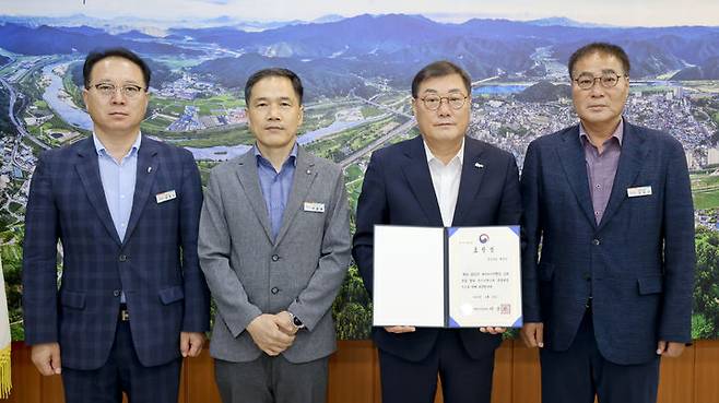 [합천=뉴시스] 합천군청 합천군, 2024년 디지털정부 혁신 유공 행안부장관 표창 수상 *재판매 및 DB 금지 *재판매 및 DB 금지