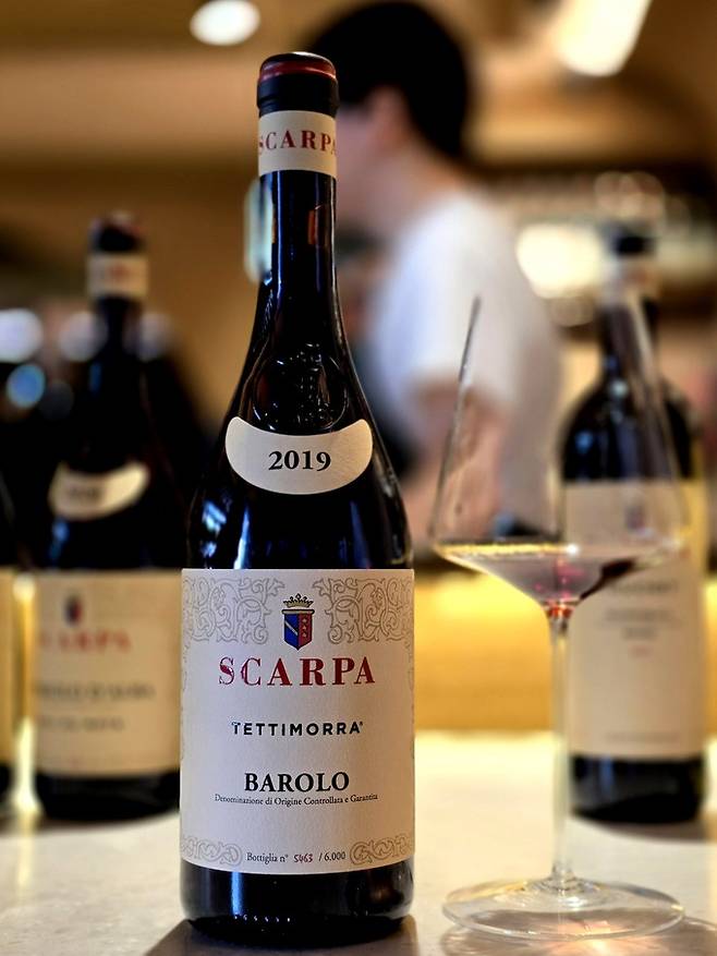 스카르파 바롤로 떼띠모라. 최현태 기자