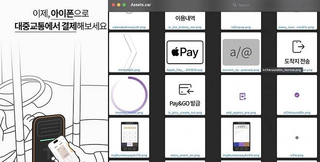 유출된 애플페이-티머니 관련 이미지 [인터넷 커뮤니티 캡처. 재판매 및 DB 금지]