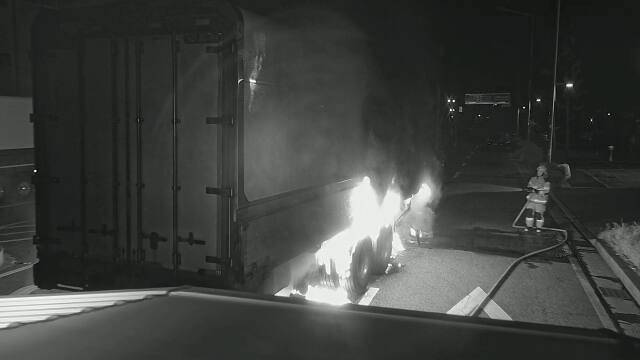 화물차 사고. 인천소방본부 제공