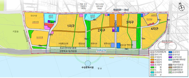 서울 성동구 성수전략정비구역(1~4지구) 위치도. 성동구청 제공