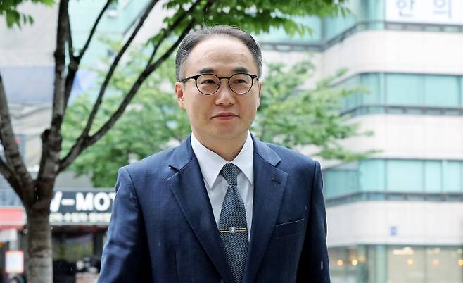 이원석 검찰총장이 지난 8일 오전 서울 강남구 한국통신사업자연합회에서 열린 보이스피싱 범죄예방 및 대응방안 협의 간담회에 참석하고 있다. /사진=뉴스1화상