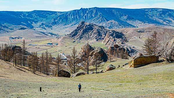열트산에서 본 풍경.