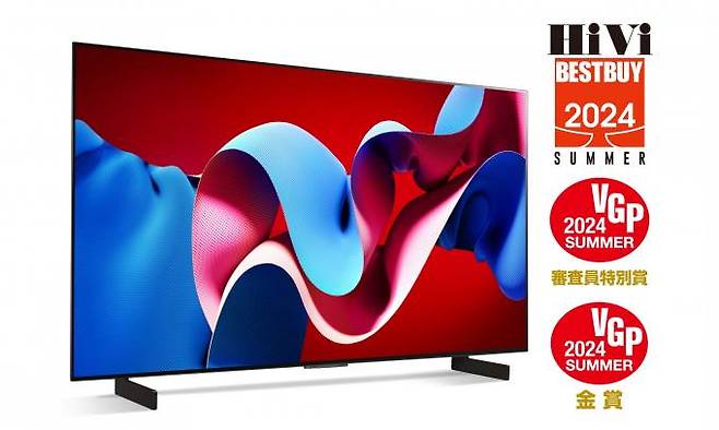 &nbsp;VGP 2024 Summer 어워드, 하이비 Best Buy Summer 2024 등에서 연이어 수상한 ‘LG 올레드 에보(모델명: 42C4)’. LG전자