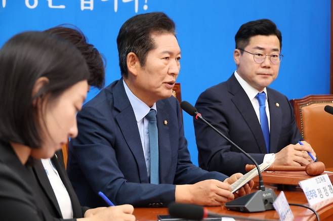 ▲ 발언하는 정청래 최고위원 [연합뉴스]