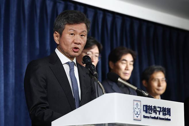 ▲ 정몽규 대한축구협회장 ⓒ 연합뉴스