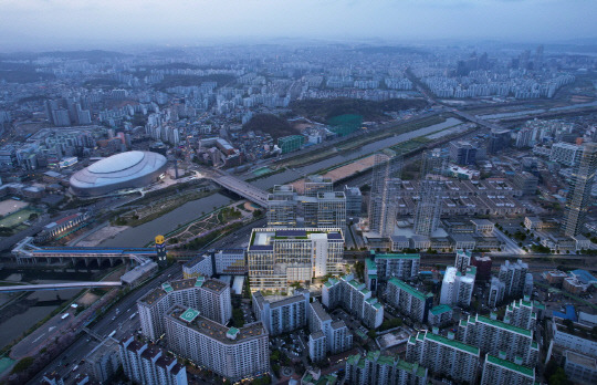 '오브코스 구로' 조감도.<포스코이앤씨 제공>