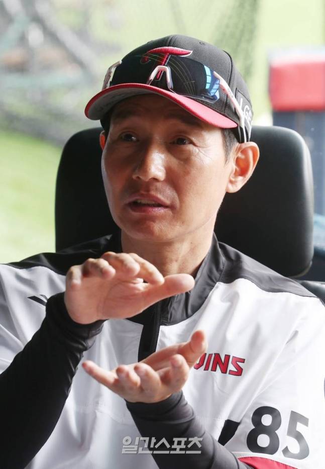 염경엽 LG 감독.&nbsp;