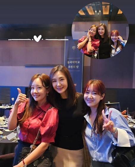 사진=왼쪽부터 배우 소유진, 채시라, 진지희/소유진 소셜미디어 캡처