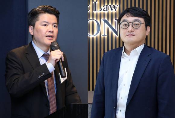 법무법인(유) 율촌 '가상자산/블록체인팀' 김시목(왼쪽)·김익현 공동팀장 [사진=법무법인(유) 율촌]