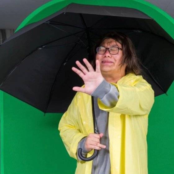 푸바오를 보내는 팬. 사진 의정부고 자치회 인스타그램