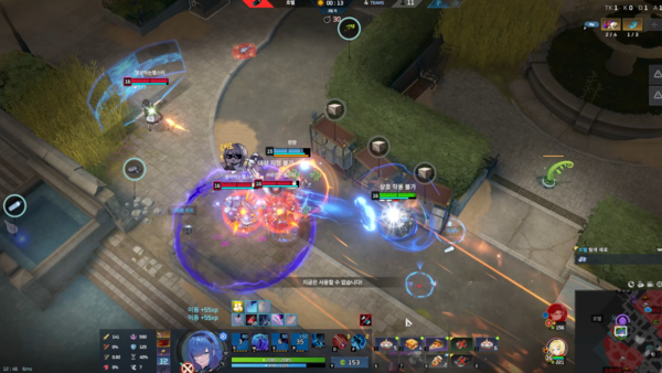 - Q 스킬 도중 다른 스킬을 사용하면 훨씬 빠르게 연계할 수 있습니다