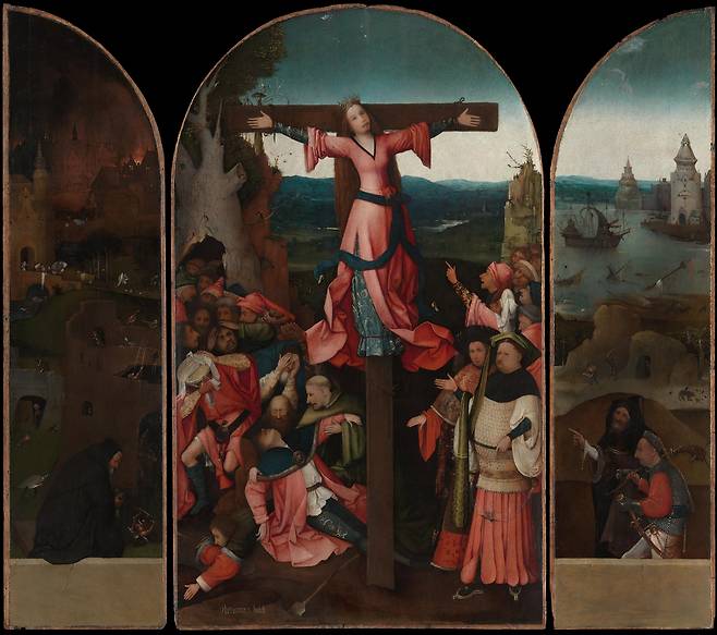 히에로니무스 보스, Triptych of the crucified Martyr