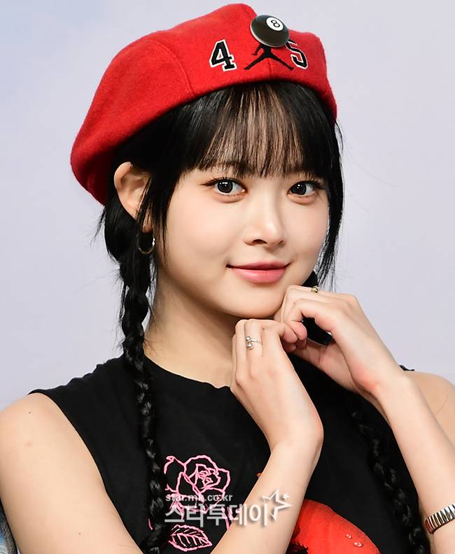 그룹 르세라핌 홍윤채. <강영국 기자>