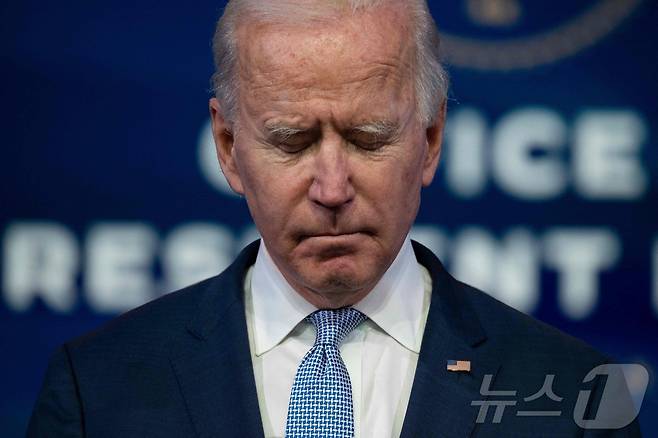 조 바이든 대통령은 21일 (현지시간) 민주당 대선 후보직에서 사퇴하겠다고 발표하며 카멀라 해리스 부통령의 후보 승계를 지지한다고 밝혔다. ⓒ AFP=뉴스1 ⓒ News1 우동명 기자