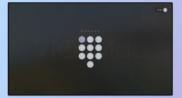 tvOS 베타 버전에서 발견된 잠금화면 UI (사진=나인투파이브맥)