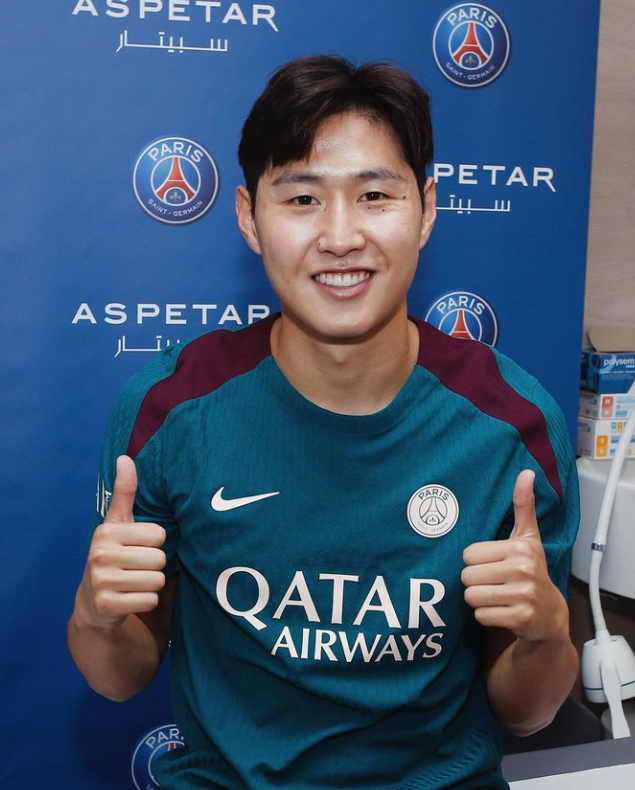 PSG 새 시즌 준비를 위해 팀에 합류한 이강인. 출처 | PSG 인스타그램