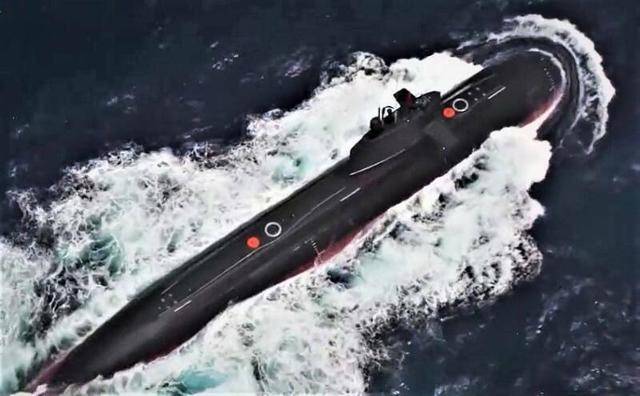 중국 해군의 039A 위안급 잠수함이 고속으로 항해하는 모습. 중국 인민해방군 영상 캡처