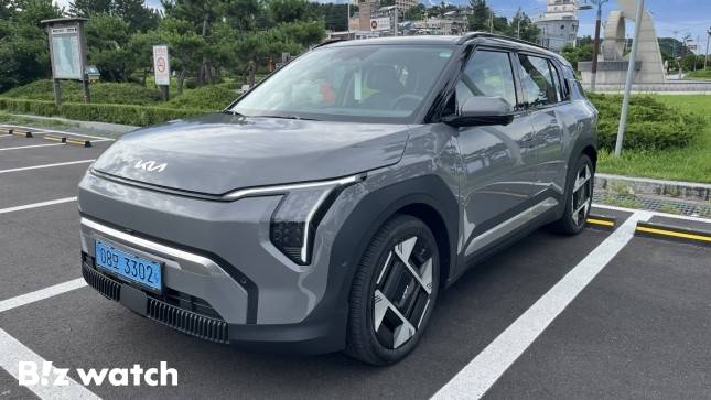 기아 EV3 전면부./사진=정민주기자