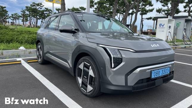 기아 EV3 전면부./사진=정민주기자