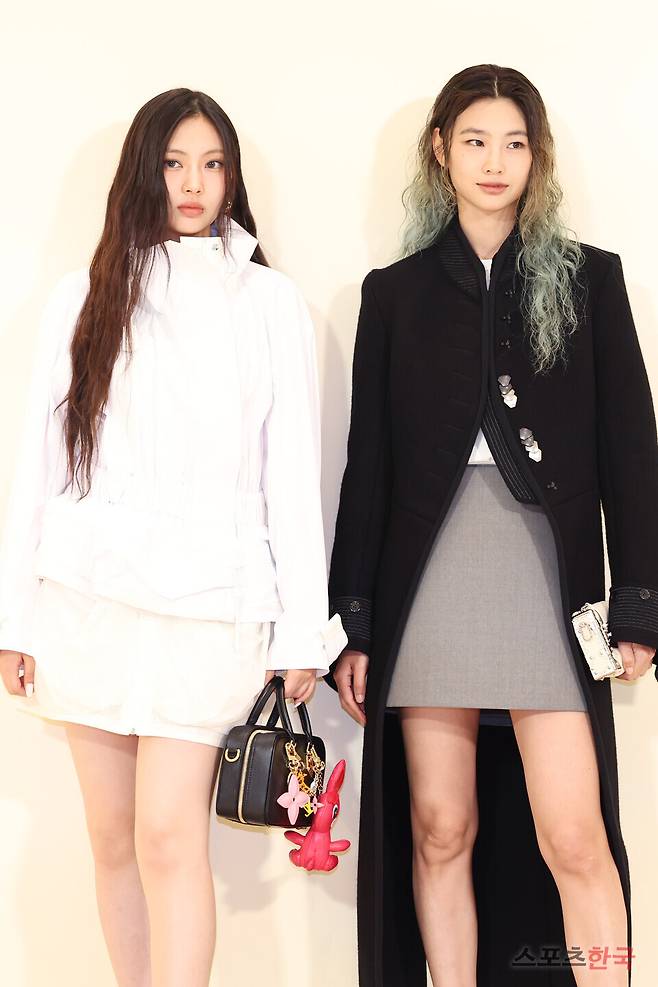 뉴진스 혜인, 모델 겸 배우 정호연. ⓒ이혜영 기자 lhy@hankooki.com