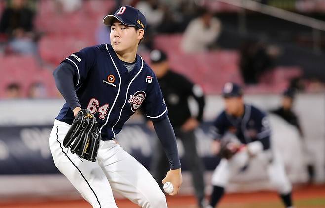 ▲ 두산 베어스 최승용 ⓒ 두산 베어스