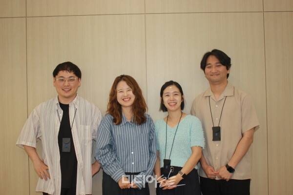 ▲ 지난 10일 서울 서대문구 동아일보 충정로사옥에서 만난 '씨즈더퓨처'팀. 사진=박재령 기자