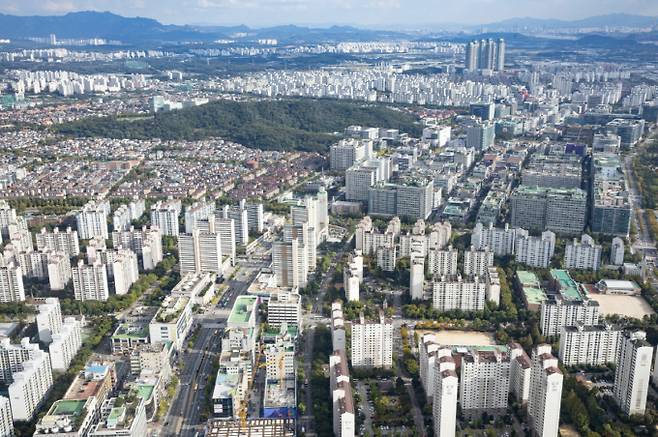 아파트가 들어선 일산신도시 전경. / 사진제공=고양특례시